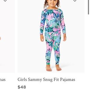 Girls Sammy Snug Fit Pajamas